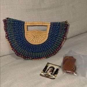 nena & co handmade straw bag